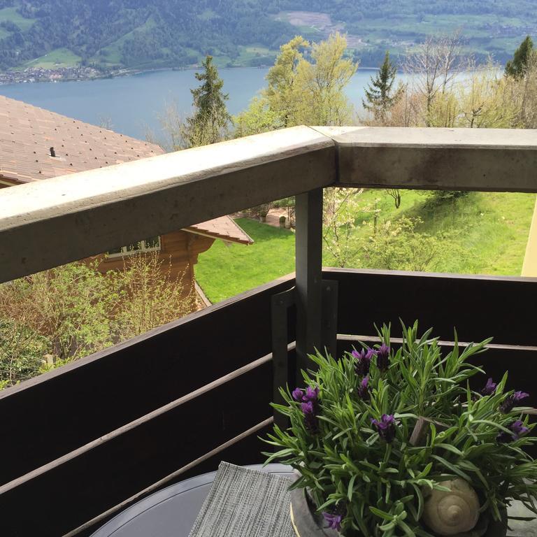 Apartments Seeblick Mit Anbindung An Ein 4-Sterne-Hotel Beatenberg Luaran gambar